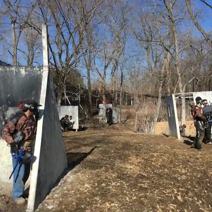 Interior view of Xtreme Paintball Park paintball facility in Chicago