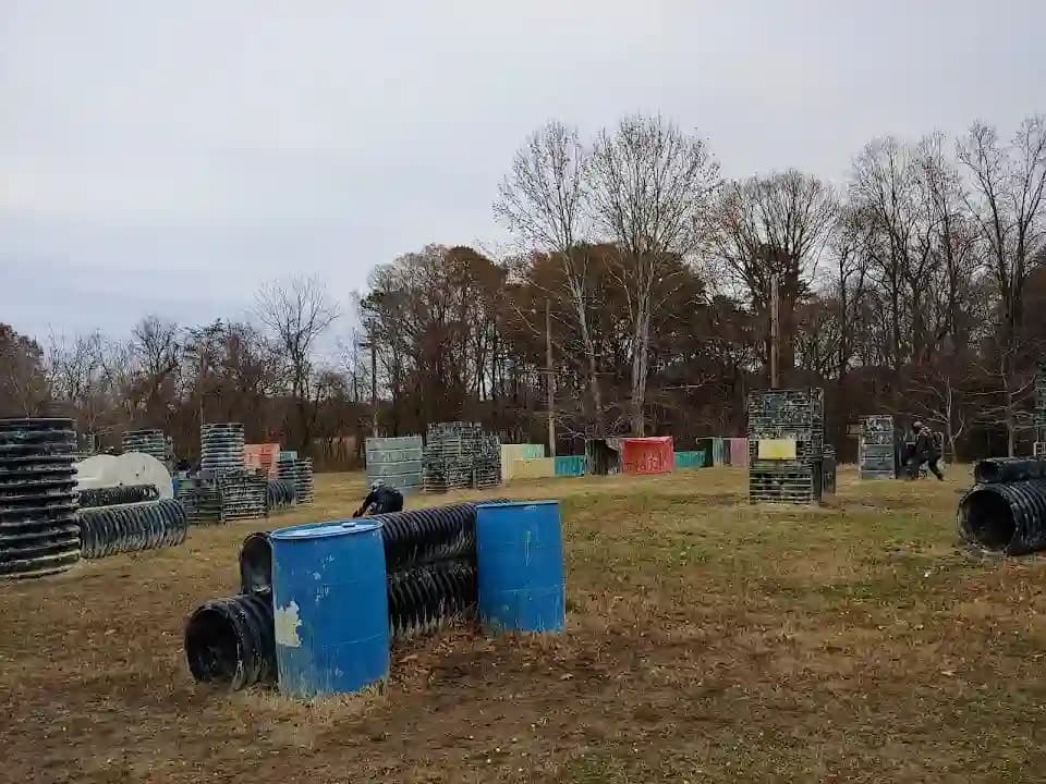 Interior view of NR Paintball paintball facility in Chicago