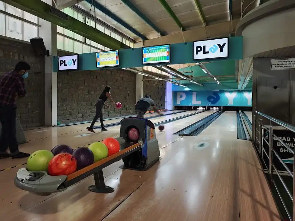 Interior view of PLaY Arena paintball facility in Bangalore