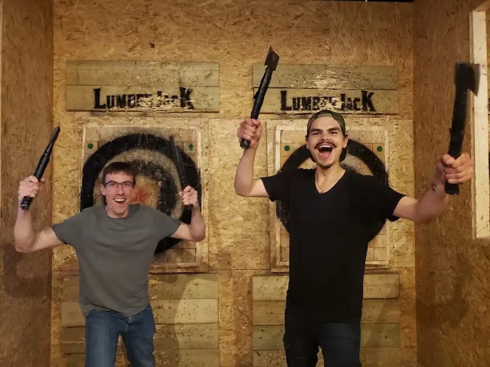 axe throwing experience at Lumberjack Axe Throwing - Swansea located in Bangalore