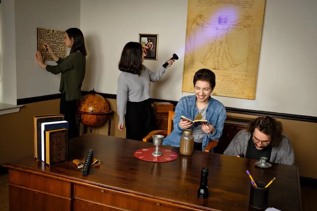 Interior view of Amazing Escape Room King of Prussia escape rooms facility in Philadelphia