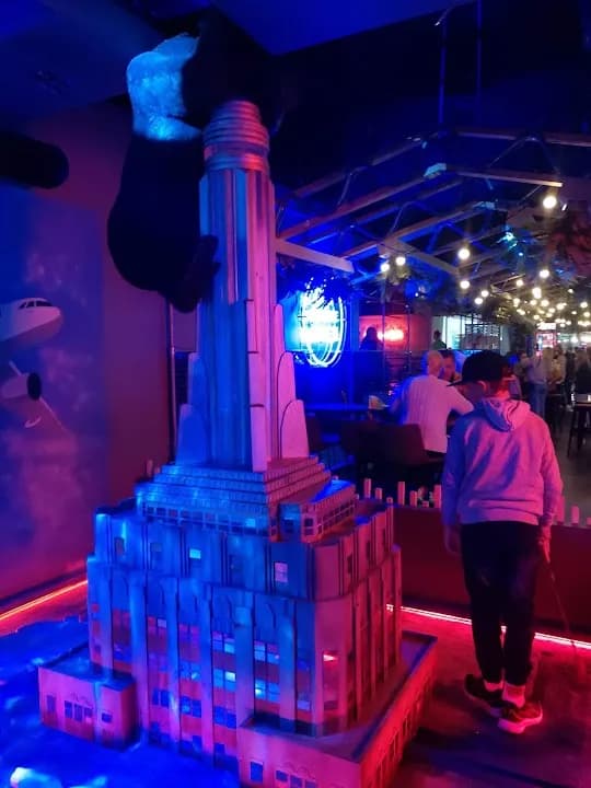 Interior view of Strike Bowling Brisbane City escape rooms facility in Brisbane