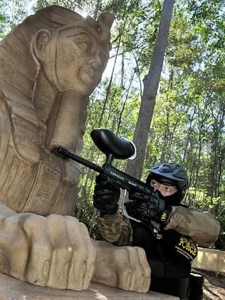 Interior view of Delta Force Paintball Brisbane - Petrie paintball facility in Brisbane