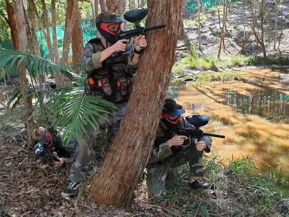 paintball experience at Skirmish Gold Coast Outdoor Paintball located in Brisbane