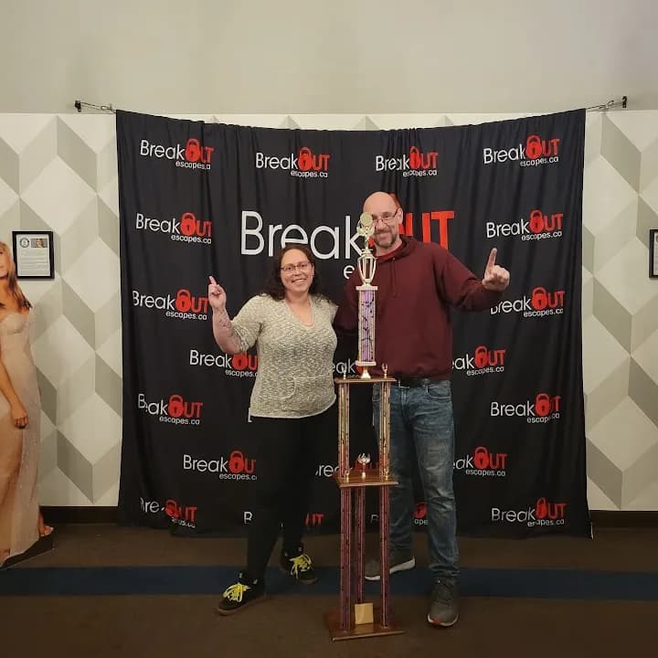Interior view of BreakOUT Escapes Niagara axe throwing facility in Toronto