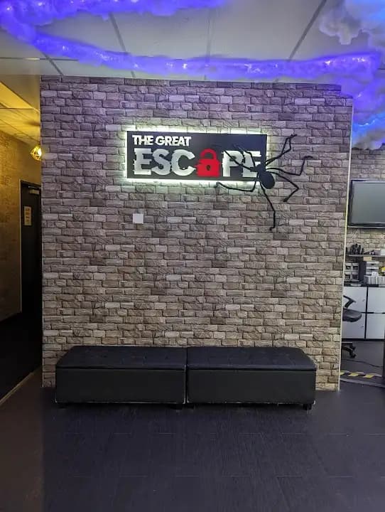 Interior view of The Great Escape Melbourne escape rooms facility in Melbourne