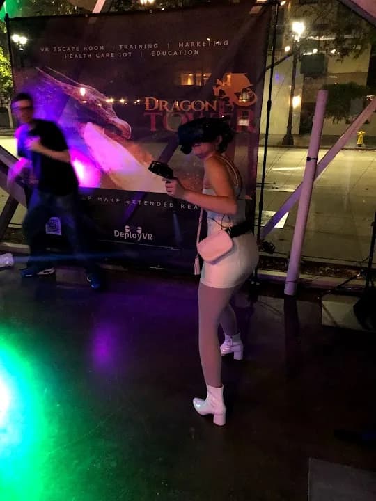 Interior view of Escape To VR - Escape Rooms From The Multiverse escape rooms facility in San Diego