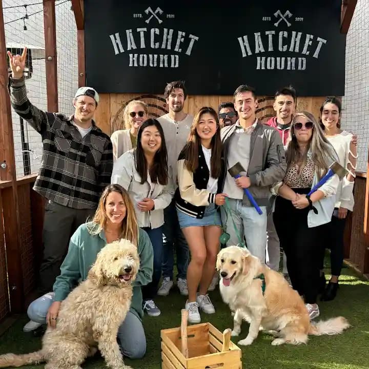 Hatchet Hound Axe Throwing - Popular axe throwing destination in San Diego