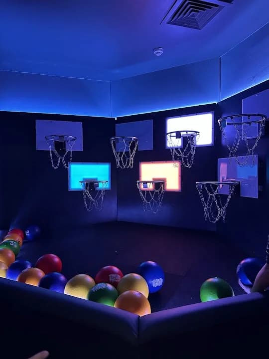 Interior view of Cubetown Perth escape rooms facility in Perth