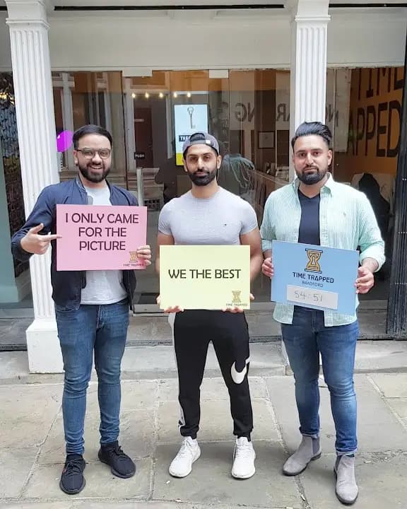 Interior view of Time Trapped escape rooms facility in Leeds