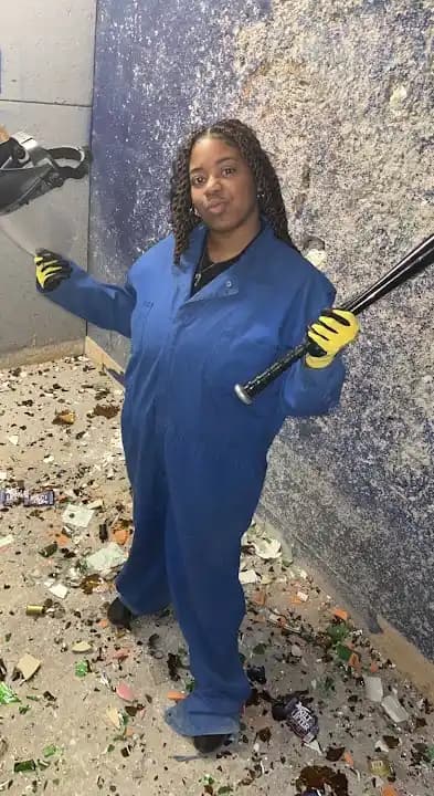 Interior view of Breakthrough Smash Room rage rooms facility in Phoenix