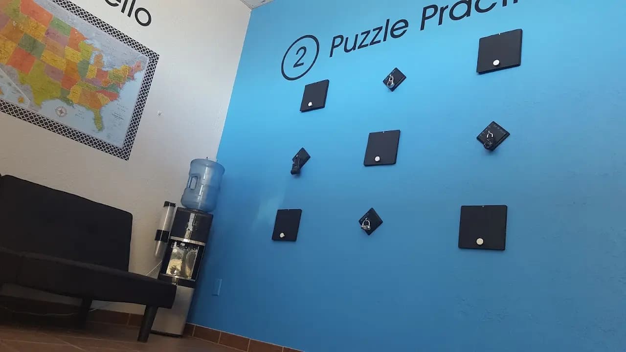 Interior view of Cluemaster Escape Rooms escape rooms facility in Phoenix