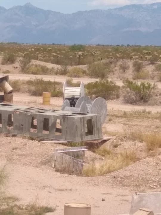 Interior view of Desert Fox Paintball paintball facility in Phoenix