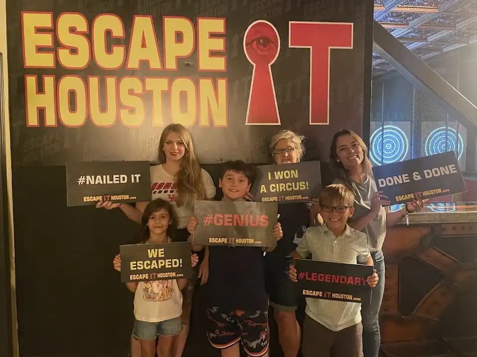 Interior view of Escape It Houston escape rooms facility in Houston