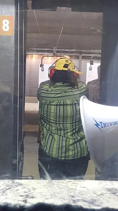 Interior view of Seneca Sporting Range Inc shooting ranges facility in New York