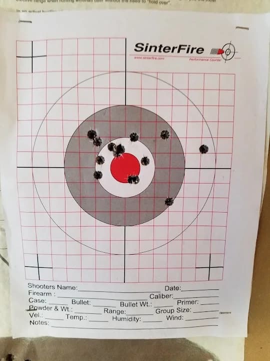 Interior view of Colonial Rifle & Pistol Club shooting ranges facility in New York