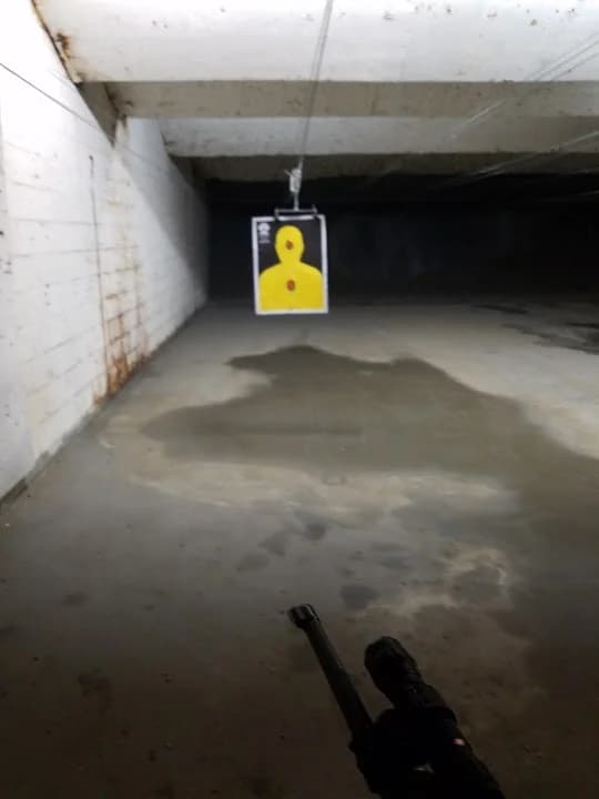 Interior view of Long Island Shooting Center Ltd shooting ranges facility in New York