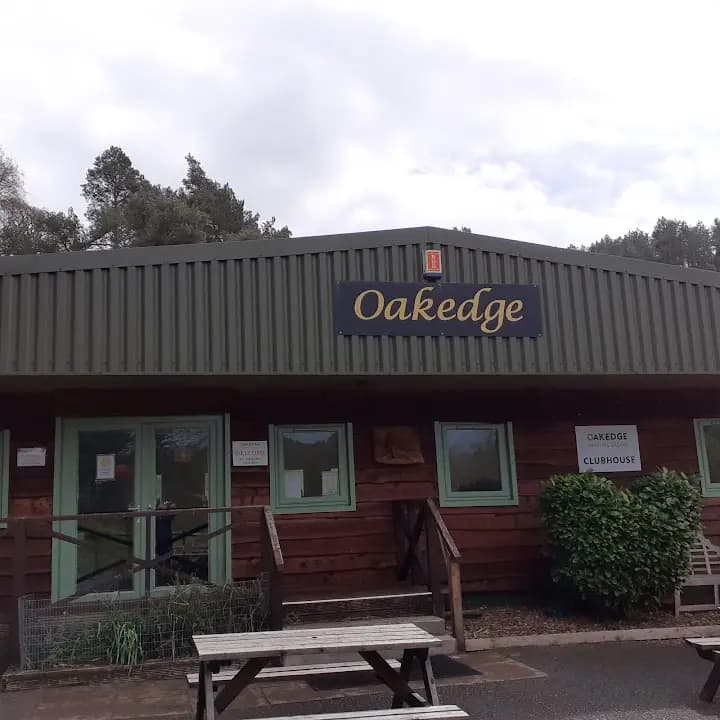 Interior view of Oakedge Shooting Ground shooting ranges facility in Manchester