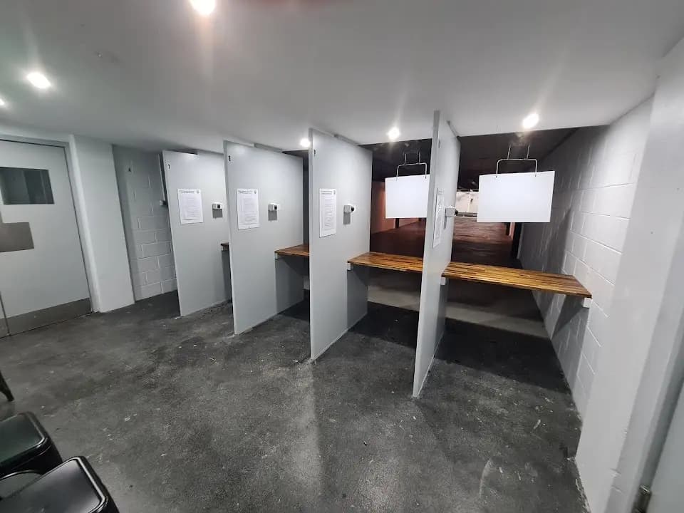 Interior view of SSAA NSW Auburn Shooting Centre shooting ranges facility in Sydney