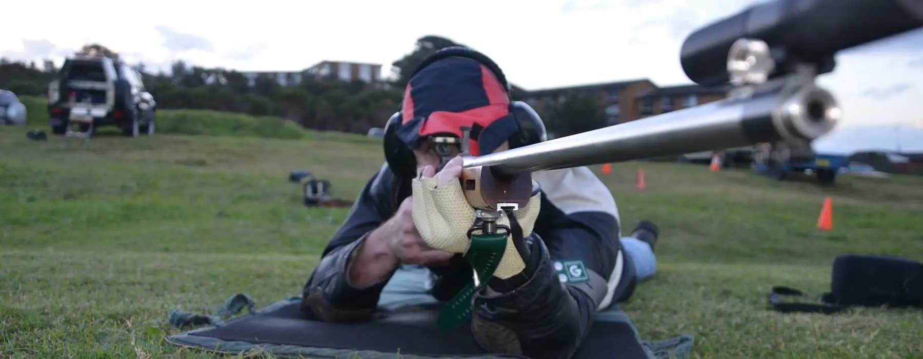 Interior view of Try Shooting shooting ranges facility in Sydney