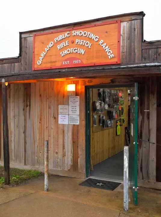 Interior view of Garland Public Shooting Range shooting ranges facility in Dallas