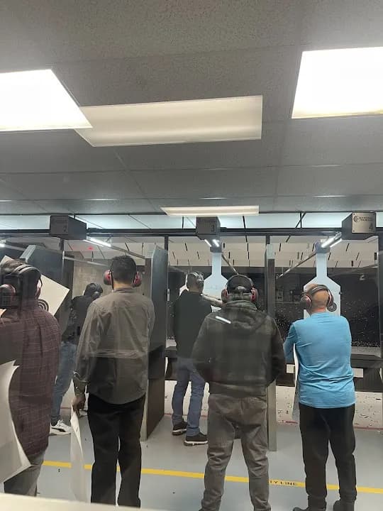 Interior view of Range 519 Inc. shooting ranges facility in Toronto