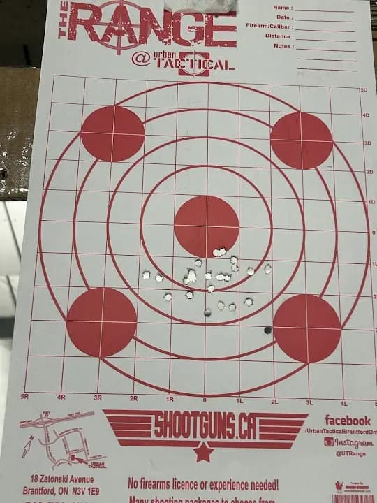 shooting ranges experience at The Range @ Urban Tactical located in Toronto
