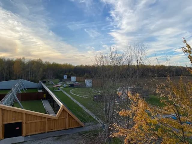 Interior view of Toronto International Rifle & Pistol Club shooting ranges facility in Toronto