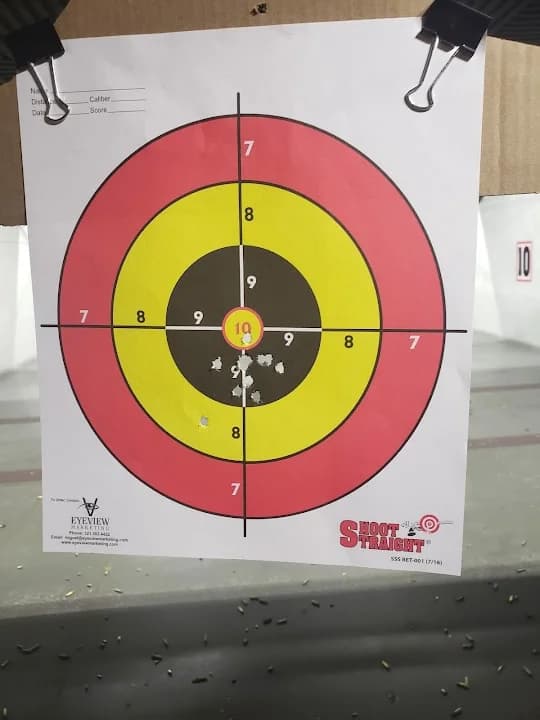 Interior view of Shoot Straight Tampa shooting ranges facility in Tampa