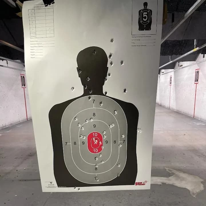 Interior view of Shoot Straight Clearwater shooting ranges facility in Tampa