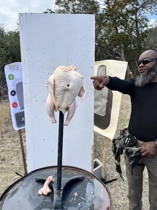 Interior view of Modern Gladiator Defense LLC shooting ranges facility in Austin