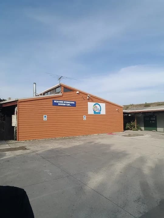 Interior view of Melbourne International Shooting Club shooting ranges facility in Melbourne