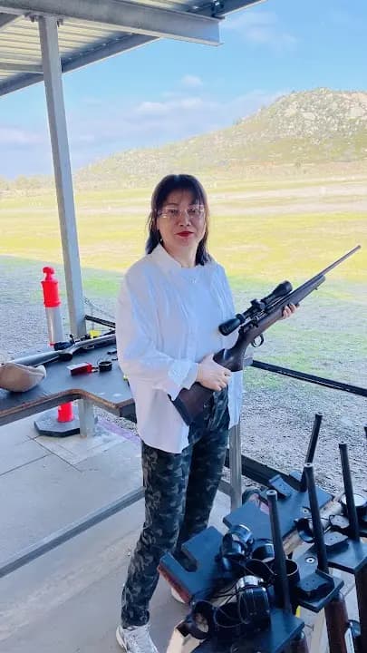Interior view of SSAA Eagle Park Range shooting ranges facility in Melbourne