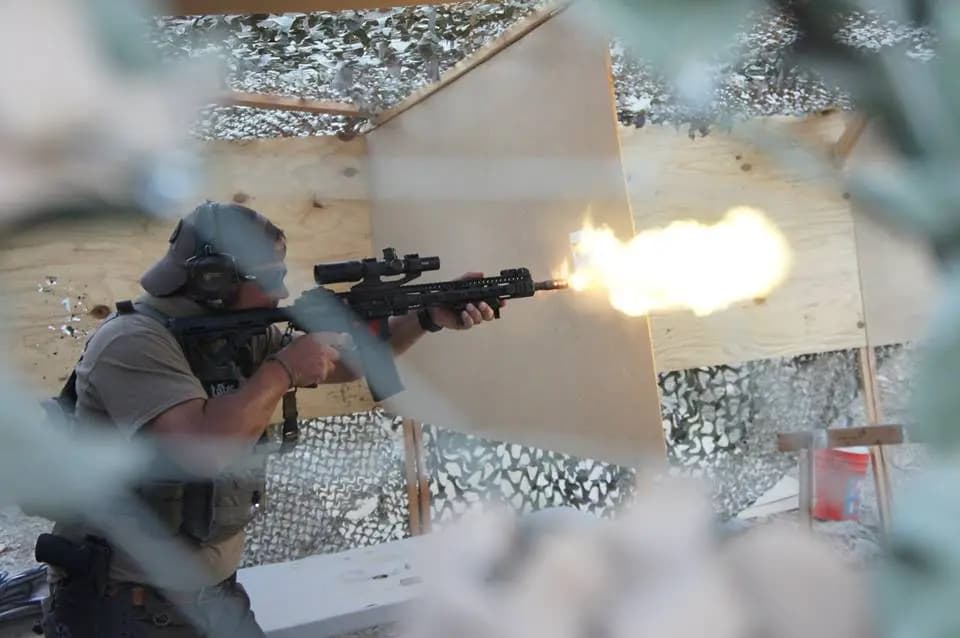 Interior view of Active Shooter Defense School shooting ranges facility in San Diego