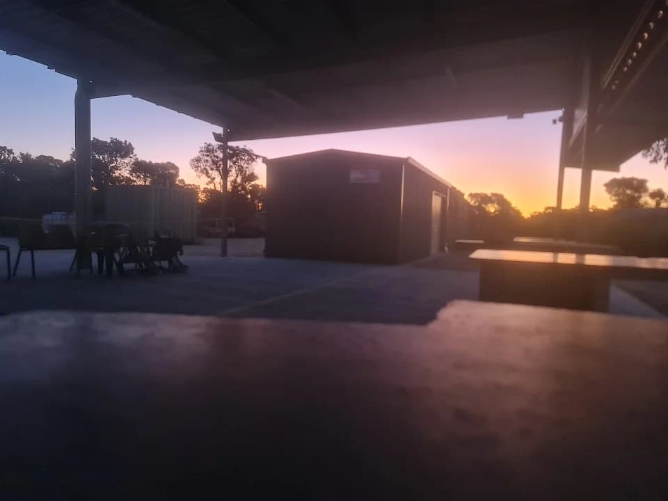 Interior view of Perth Rifle Metallic Silhouette Club shooting ranges facility in Perth