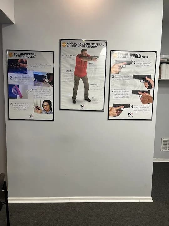 Interior view of Illinois Concealed Training shooting ranges facility in Chicago