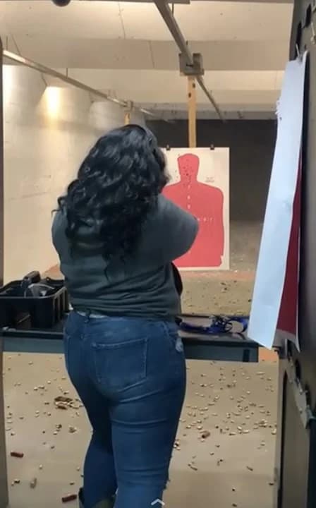 Interior view of Sanders Tactical Performance shooting ranges facility in Houston