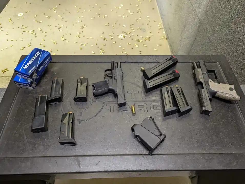 Interior view of The Shooting Range shooting ranges facility in Phoenix