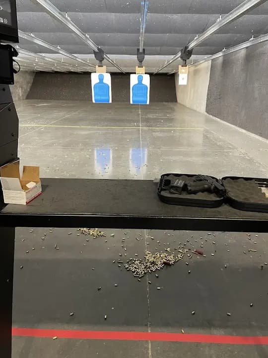 Interior view of Unlimited Ammo & Range shooting ranges facility in Phoenix