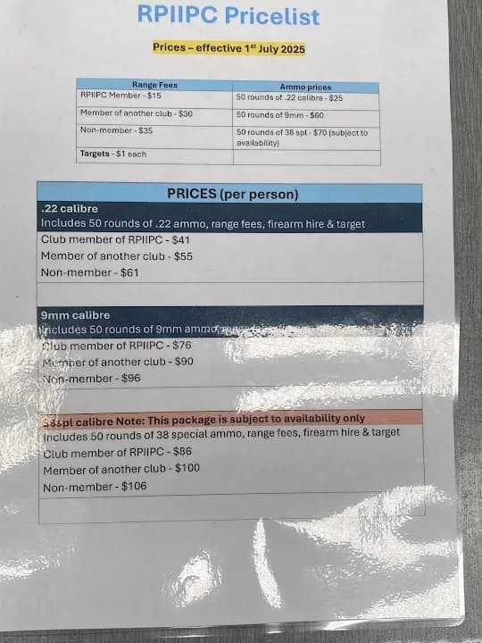 Photo of Rothwell Professional Industry Indoor Pistol Club shooting ranges activities in Brisbane