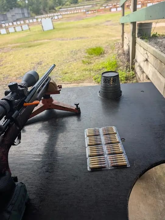 Interior view of Pine Rivers Shooting Club Inc shooting ranges facility in Brisbane