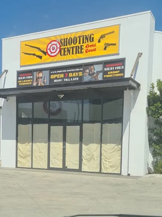 Interior view of The Shooting Centre shooting ranges facility in Brisbane