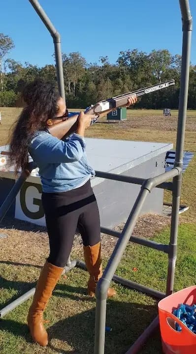 Interior view of Go Shooting shooting ranges facility in Brisbane