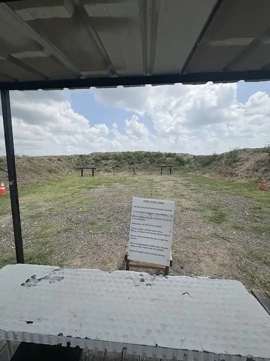 Interior view of LoneStar Handgun shooting ranges facility in San Antonio