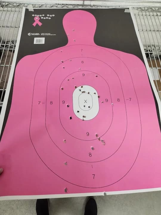 Interior view of Guardian Training Center shooting ranges facility in Philadelphia