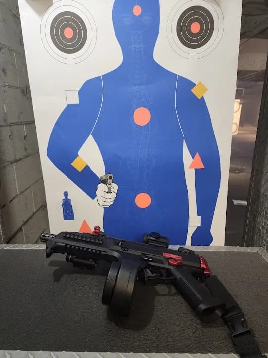 Interior view of Ready Aim Fire - Firearms Sales, Training & Indoor Range shooting ranges facility in Philadelphia