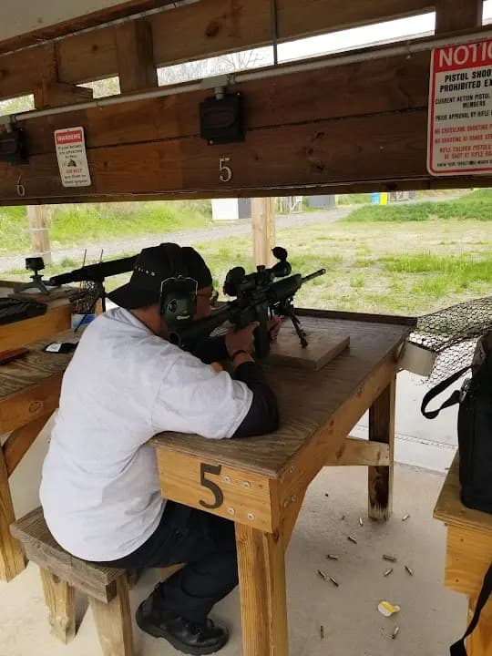 Interior view of Lower Providence Rod & Gun shooting ranges facility in Philadelphia