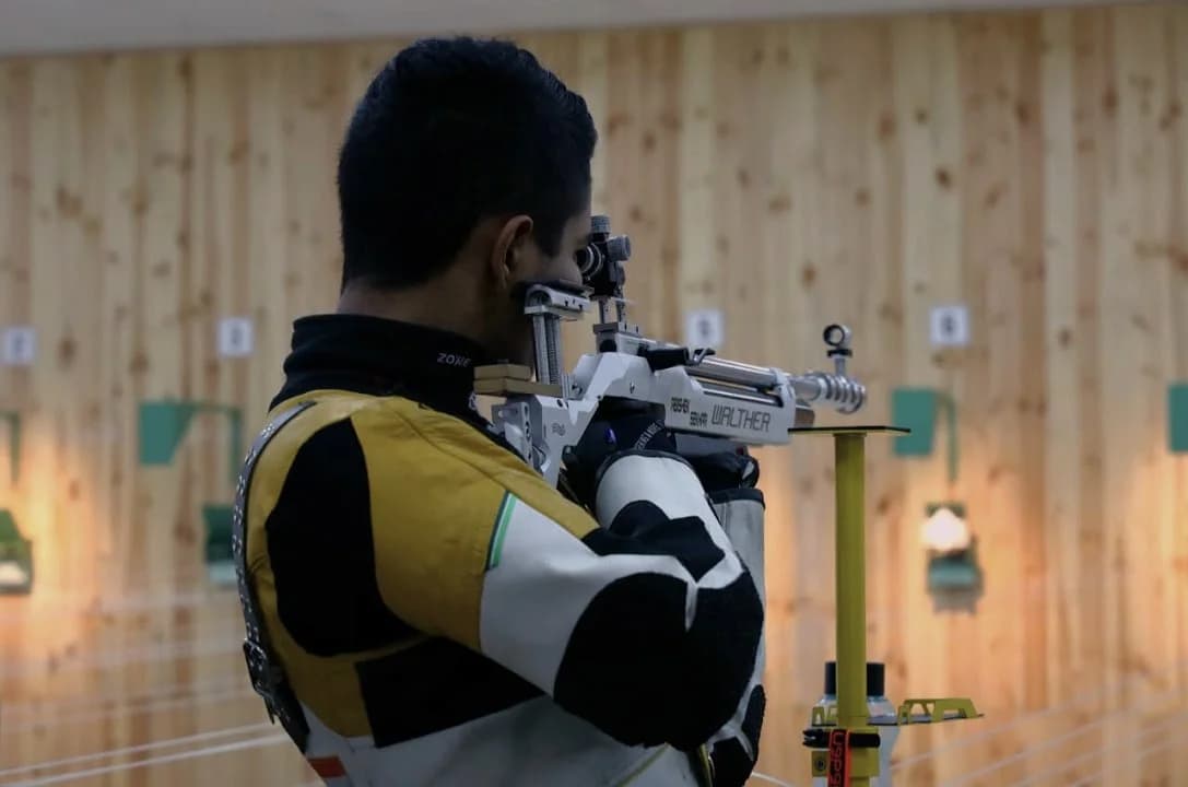 Interior view of Art of Shooting shooting ranges facility in Bangalore