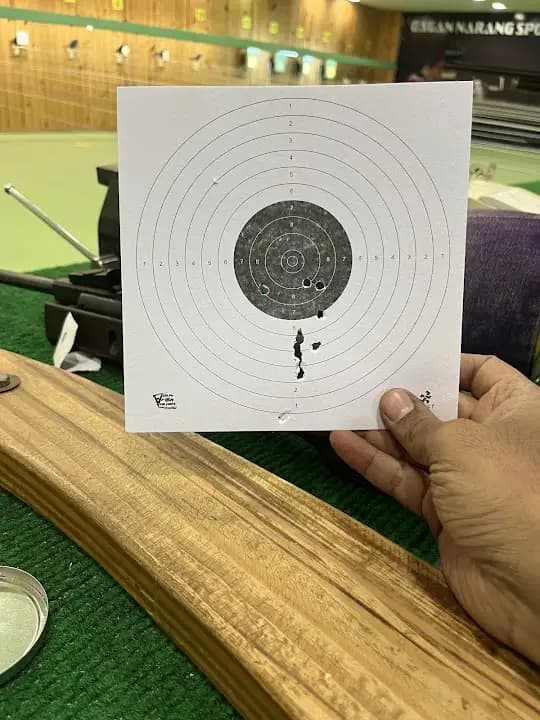 Interior view of Gun For Glory Shooting Academy, Bangalore shooting ranges facility in Bangalore