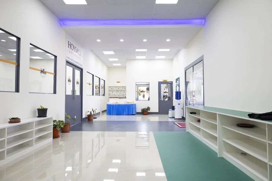Interior view of Hoysala Shooting Sports Academy shooting ranges facility in Bangalore